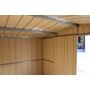 Voir la diapositive 3 : DURAMAX Abri de jardin métal - Imitation bois - 7,75m²