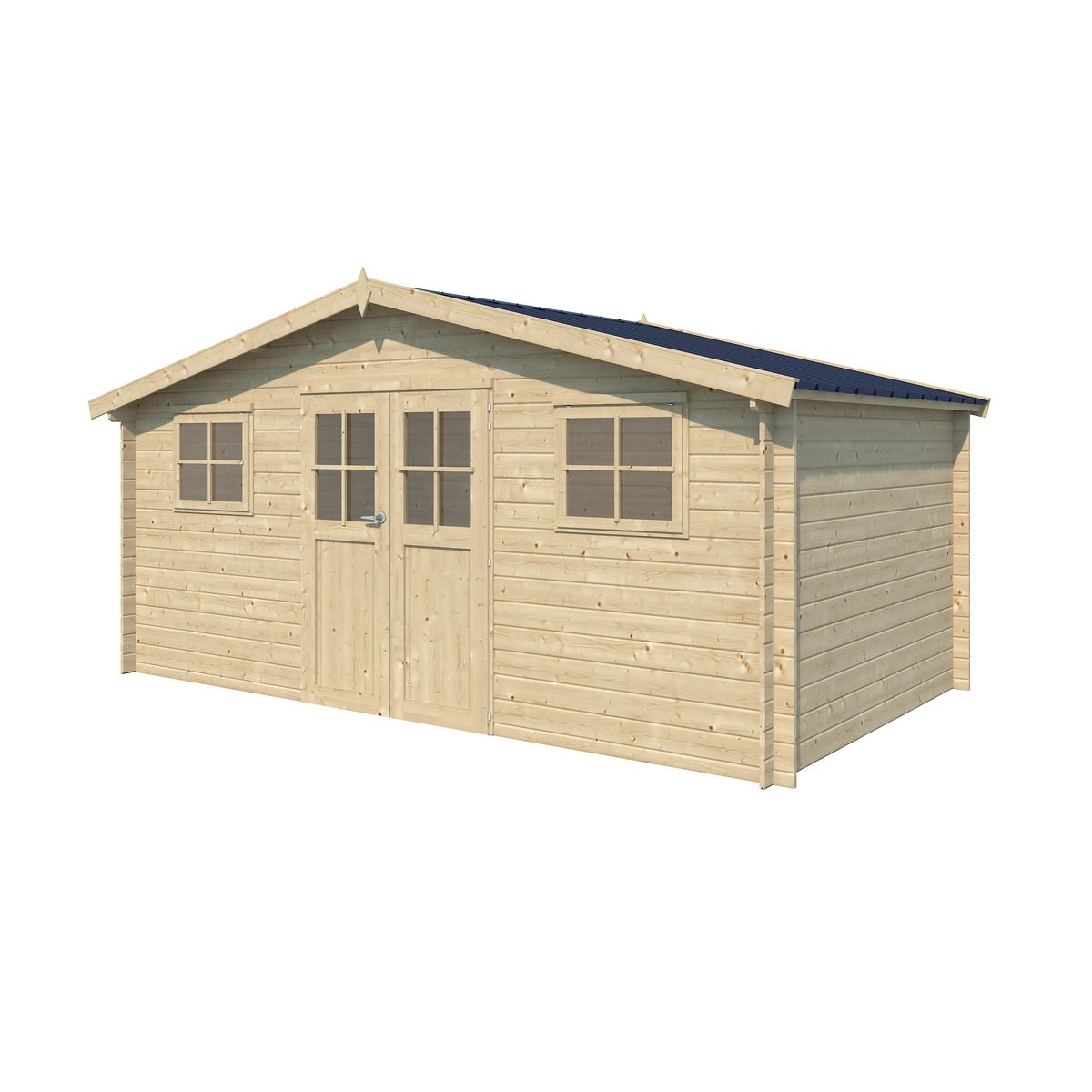 GARDENAS Abri de jardin bois - 12,9m² - LUPA