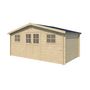 Voir la diapositive 2 : GARDENAS Abri de jardin bois - 12,9m² - LUPA