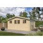 Voir la diapositive 3 : GARDENAS Abri de jardin bois - 12,9m² - LUPA