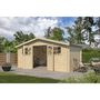 Voir la diapositive 4 : GARDENAS Abri de jardin bois - 12,9m² - LUPA