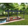 Voir la diapositive 4 : Carport en aluminium ARCADIA 5000 - 18 m² - Gris