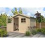 Voir la diapositive 4 : GARDENAS Abri de jardin bois - 5,97m² - LIENA