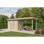 Voir la diapositive 3 : GARDENAS Abri de jardin bois - toit plat - 10,29m² - APETINA
