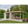Voir la diapositive 4 : GARDENAS Abri de jardin bois - toit plat - 10,29m² - APETINA