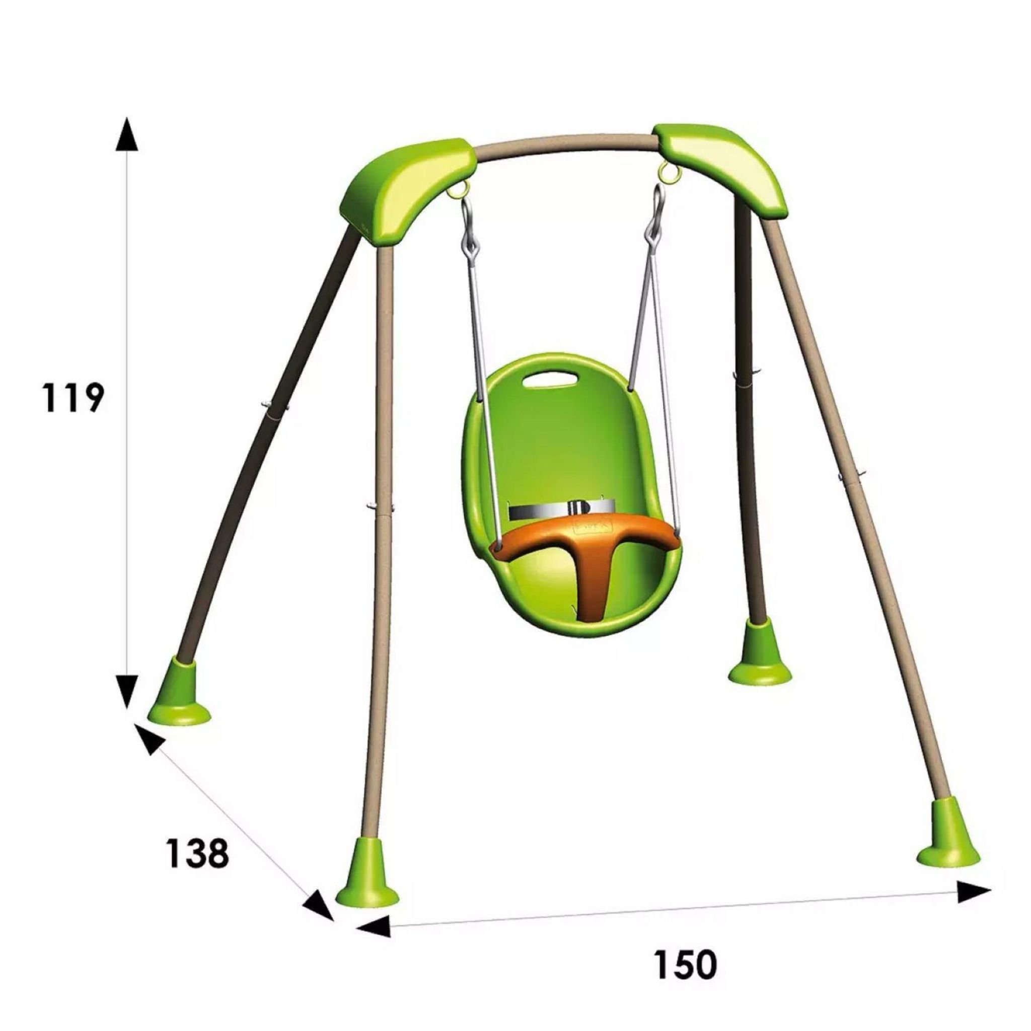 Voir la diapositive 3 : ALEO BY TRIGANO Portique bébé pliable -TATOU