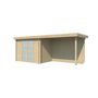 Voir la diapositive 2 : GARDENAS Abri de jardin bois - Toit plat - 10,29m² - APETINA