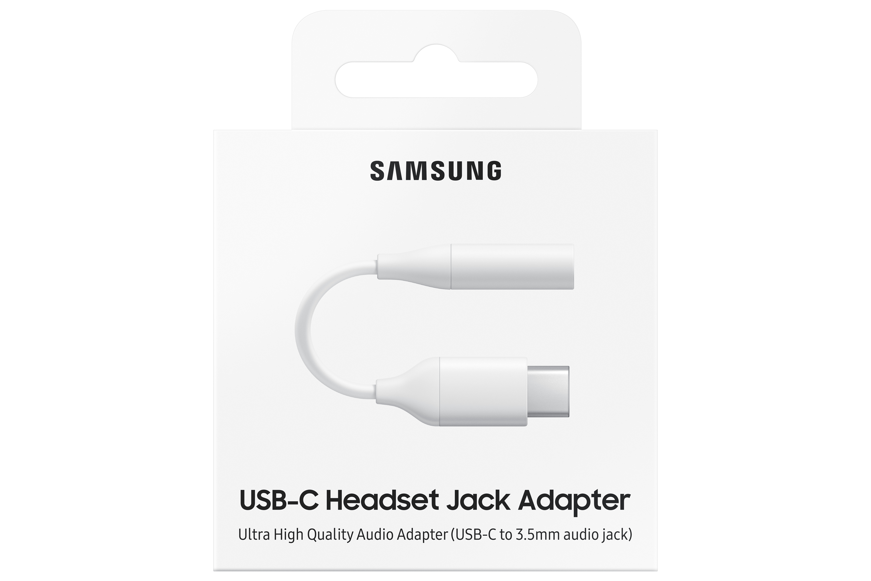 Voir la diapositive 5 : SAMSUNG Adaptateur USB-C / Jack 3.5 mm Blanc