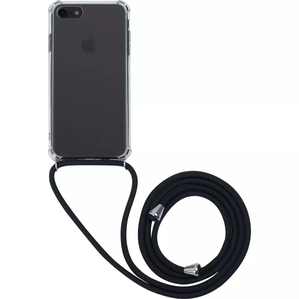 BIGBEN Coque rigide à bandoulière amovible pour iPhone 6/6S/7/8 Transparent