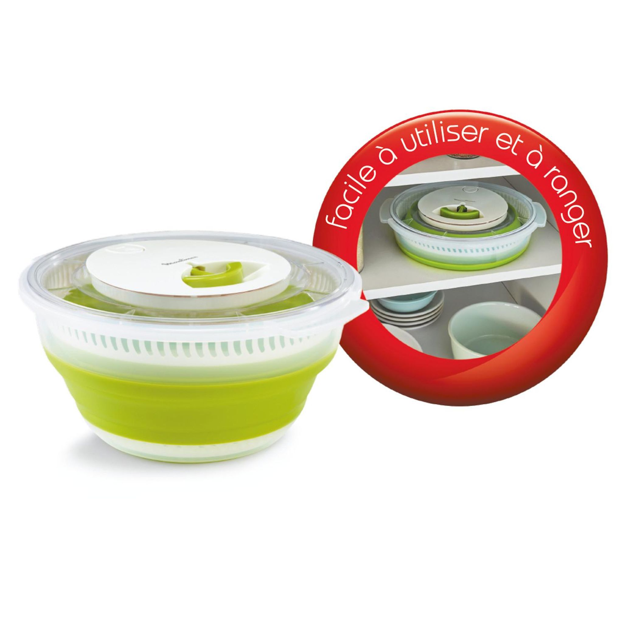 Voir la diapositive 3 : TEFAL Essoreuse rétractable 4 L