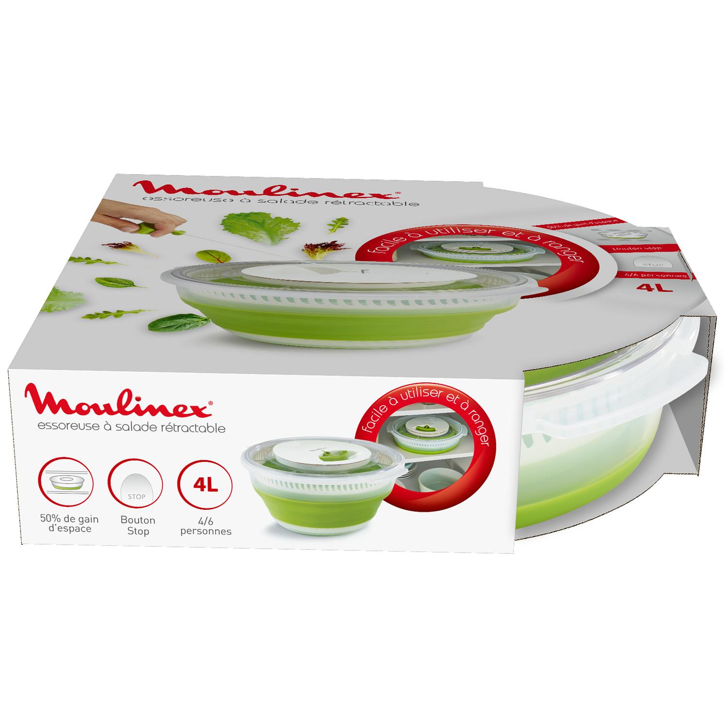 Voir la diapositive 4 : TEFAL Essoreuse rétractable 4 L