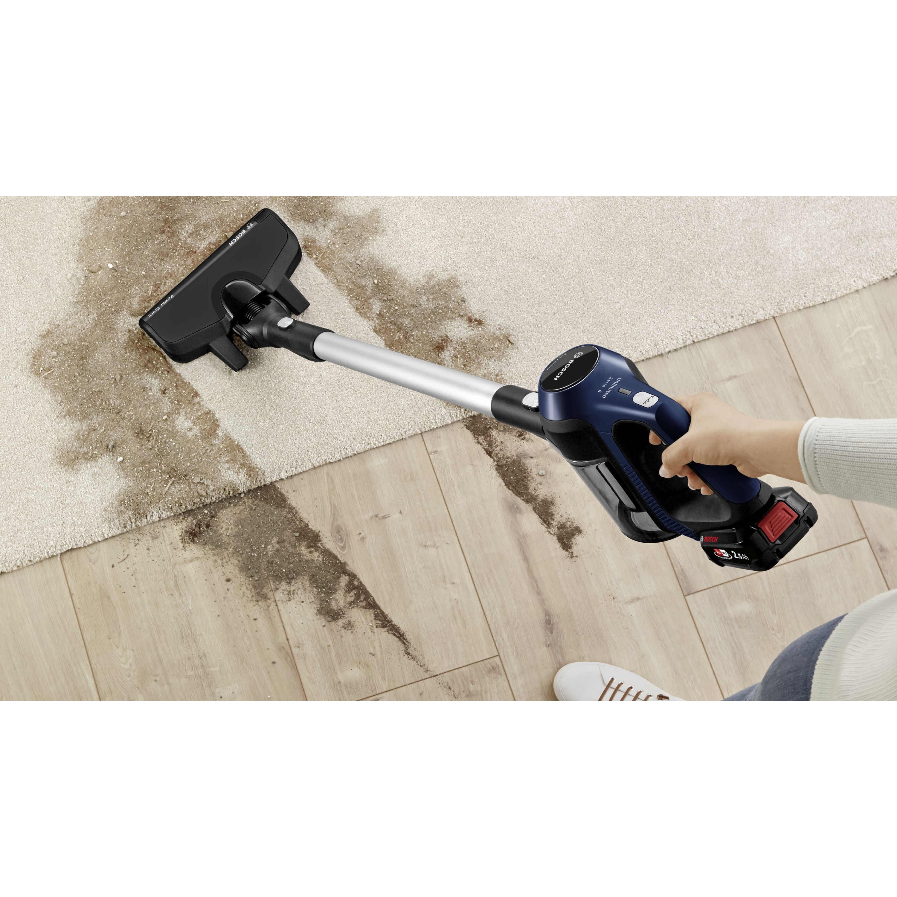 Voir la diapositive 4 : BOSCH Aspirateur balai - BCS611P4A