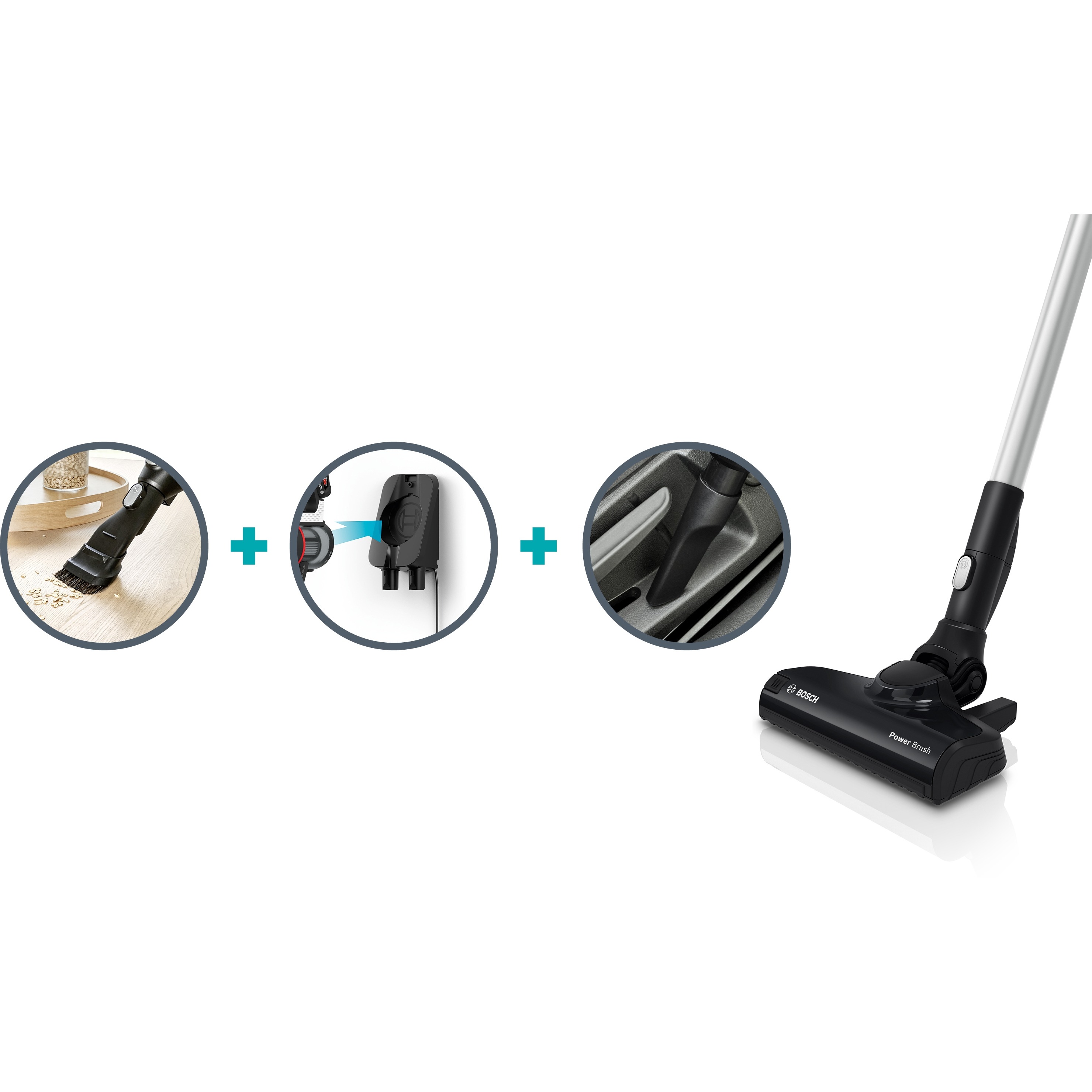 Voir la diapositive 7 : BOSCH Aspirateur balai - BCS611P4A