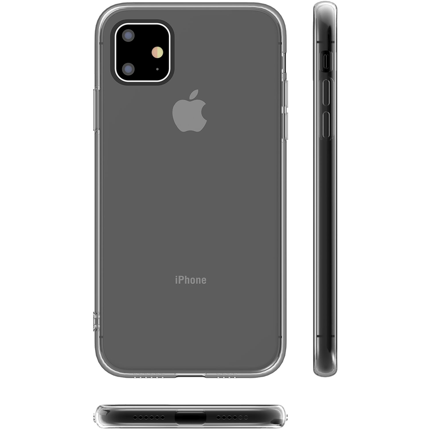 Voir la diapositive 3 : QILIVE Coque de protection pour iPhone 11 pro Transparent