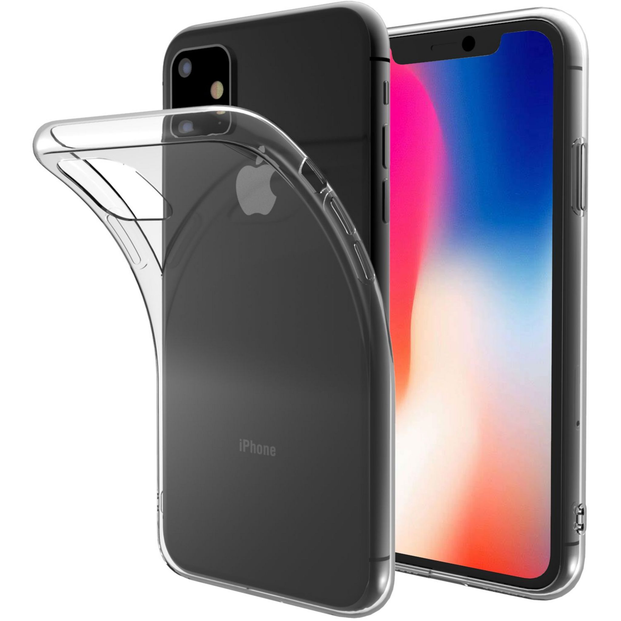 Voir la diapositive 4 : QILIVE Coque de protection pour iPhone 11 pro Transparent
