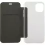 QILIVE Etui Folio pour iPhone 11 pro Noir et transparent
