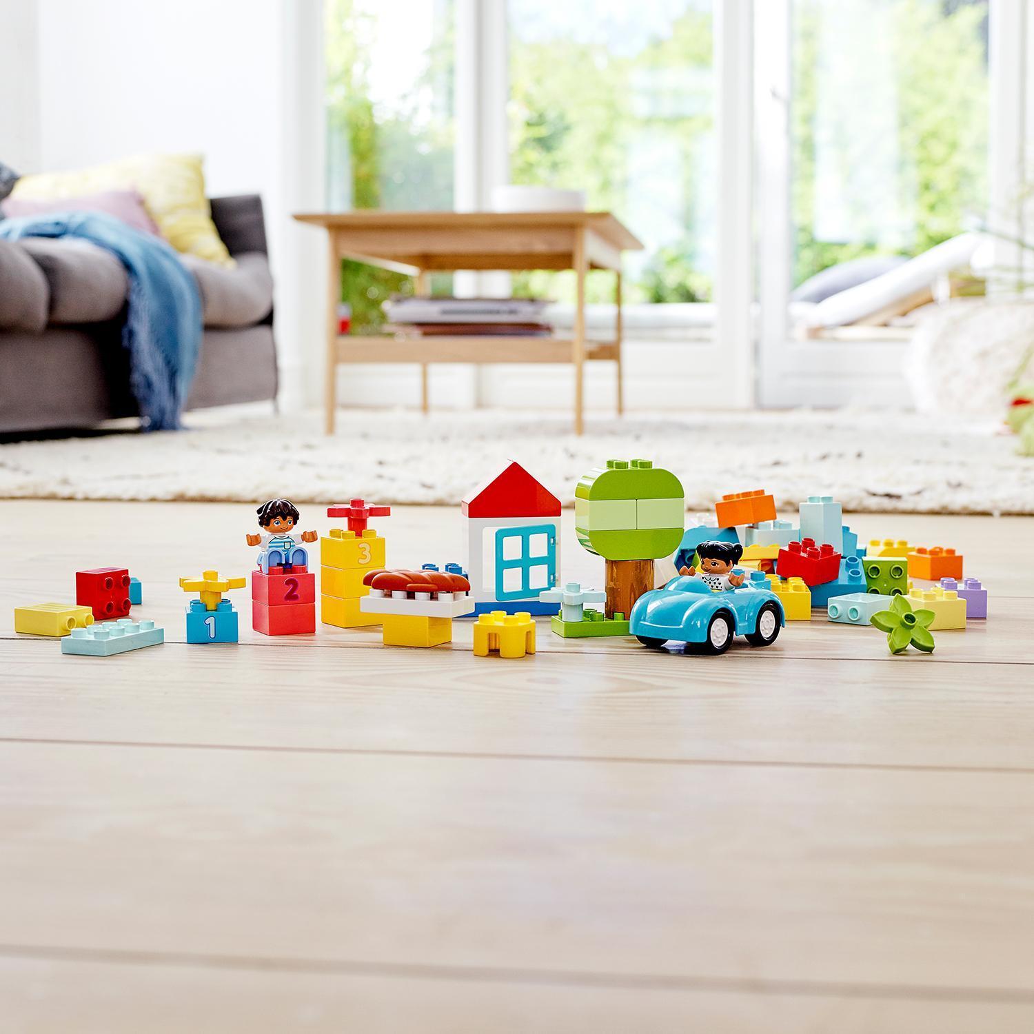 Voir la diapositive 4 : LEGO DUPLO Classic 10913 La Boîte de Briques - Jouet Éducatif dès 18 mois - Jeu à Empiler