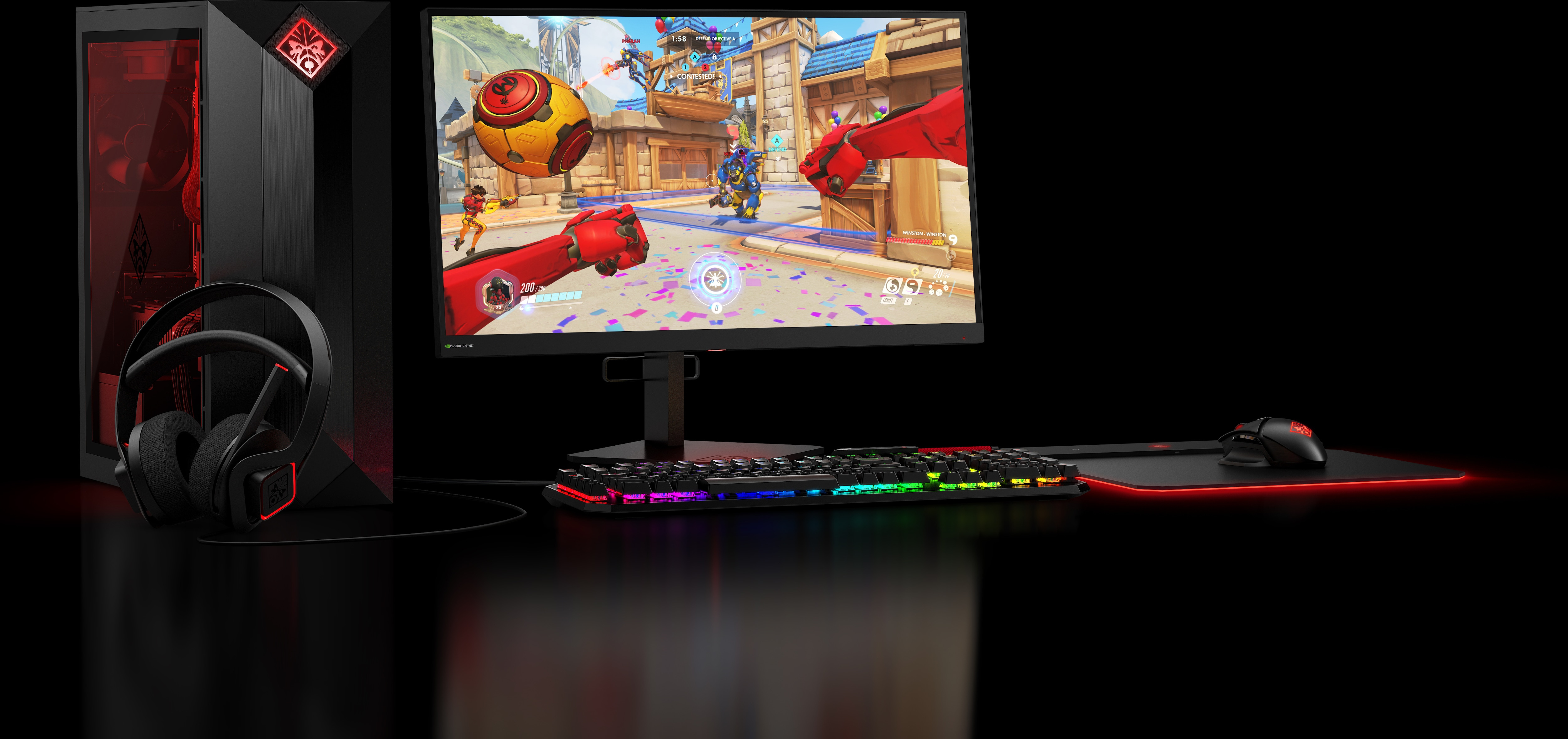 Voir la diapositive 14 : HP Tapis de souris Gaming OMEN Outpost