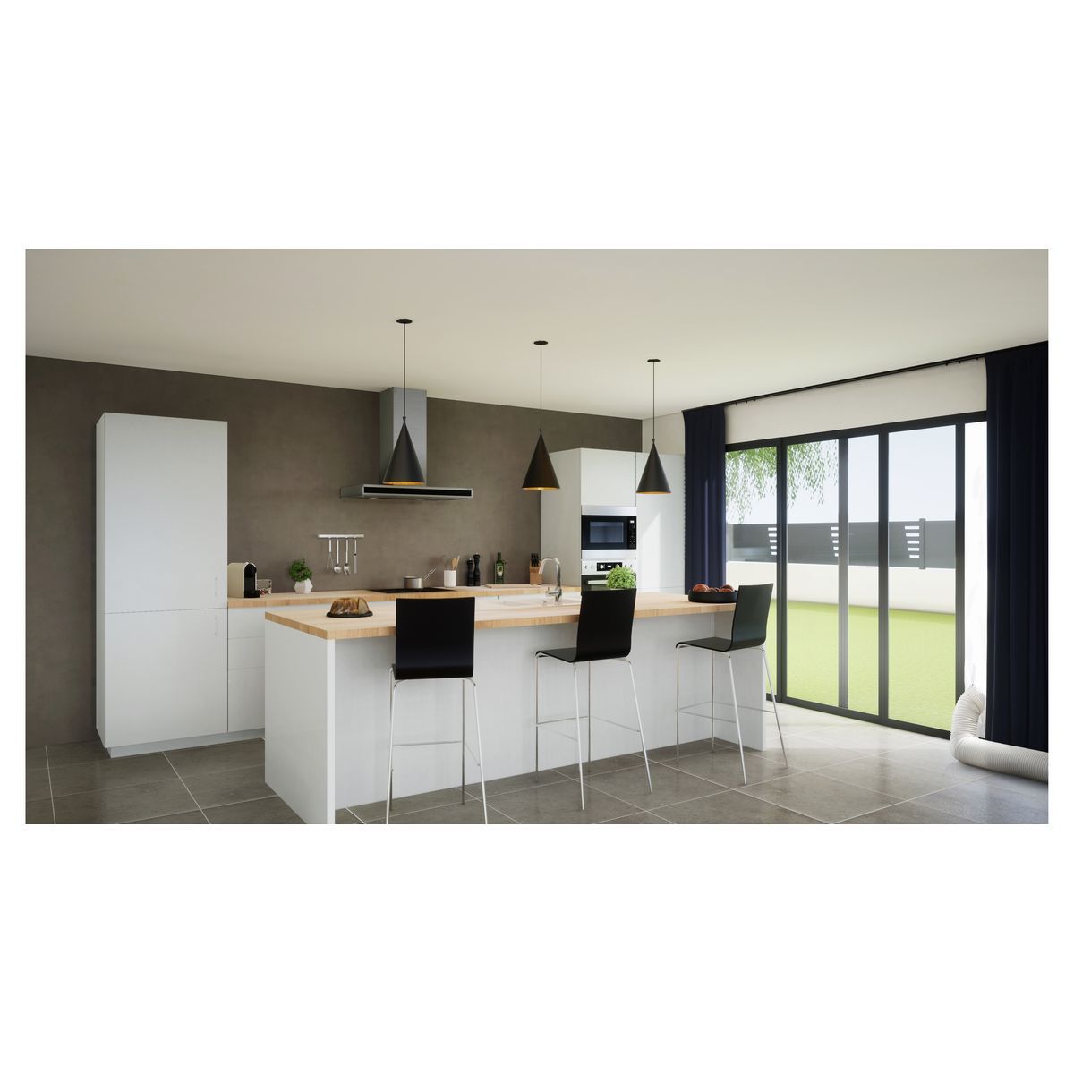 SANEO Kit de calfeutrage porte 2241-Blanc