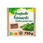 Voir la diapositive 2 : BONDUELLE Feuille d'épinards sans résidu de pesticides 5 portions 750g