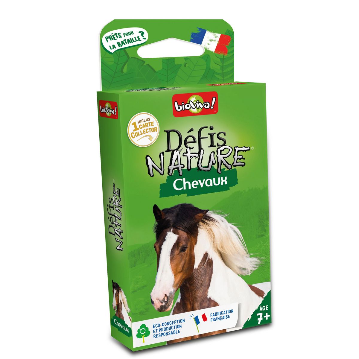 BIOVIVA Pack cartes Défi Nature Chevaux, inclus une carte collector