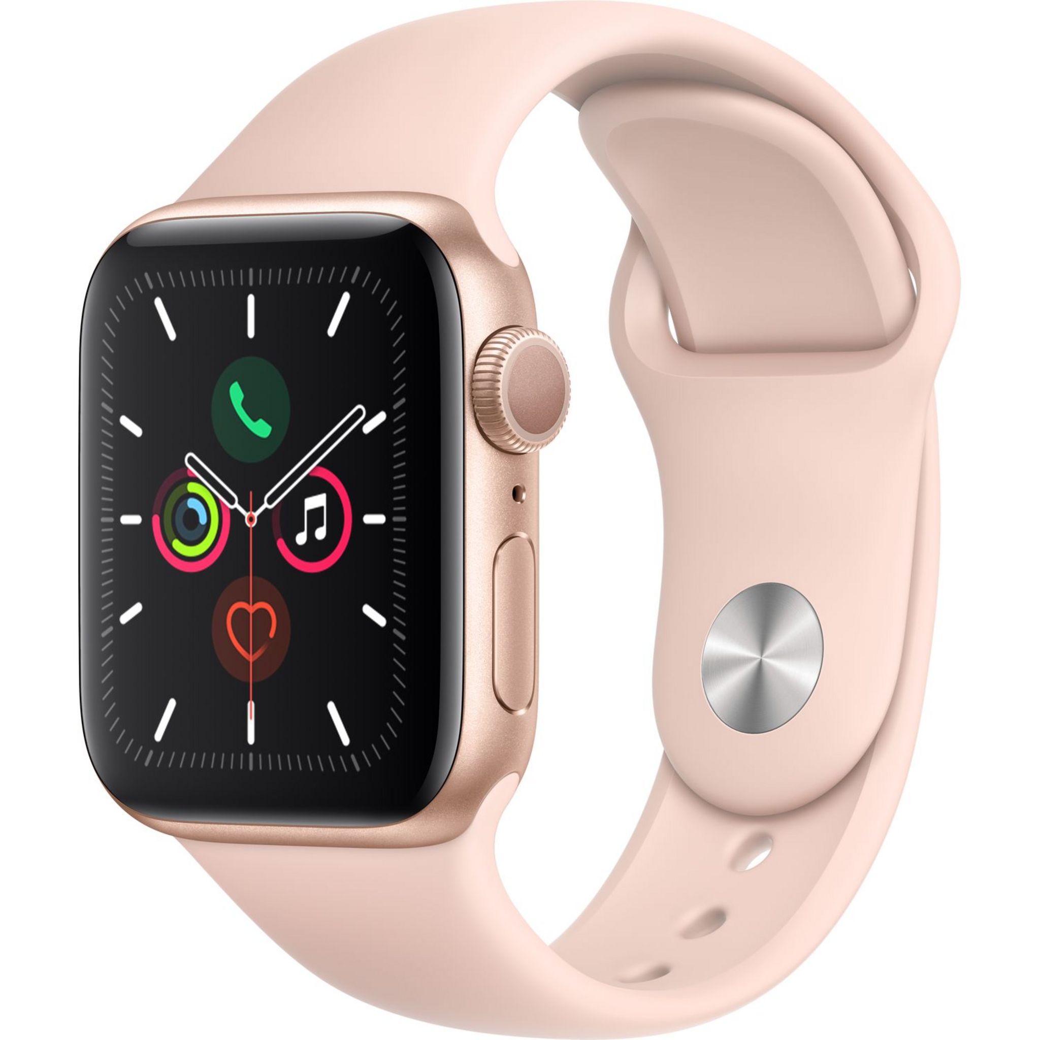Voir la diapositive 1 : APPLE Montre connectée Apple Watch 40 mm Or Rose Séries 5