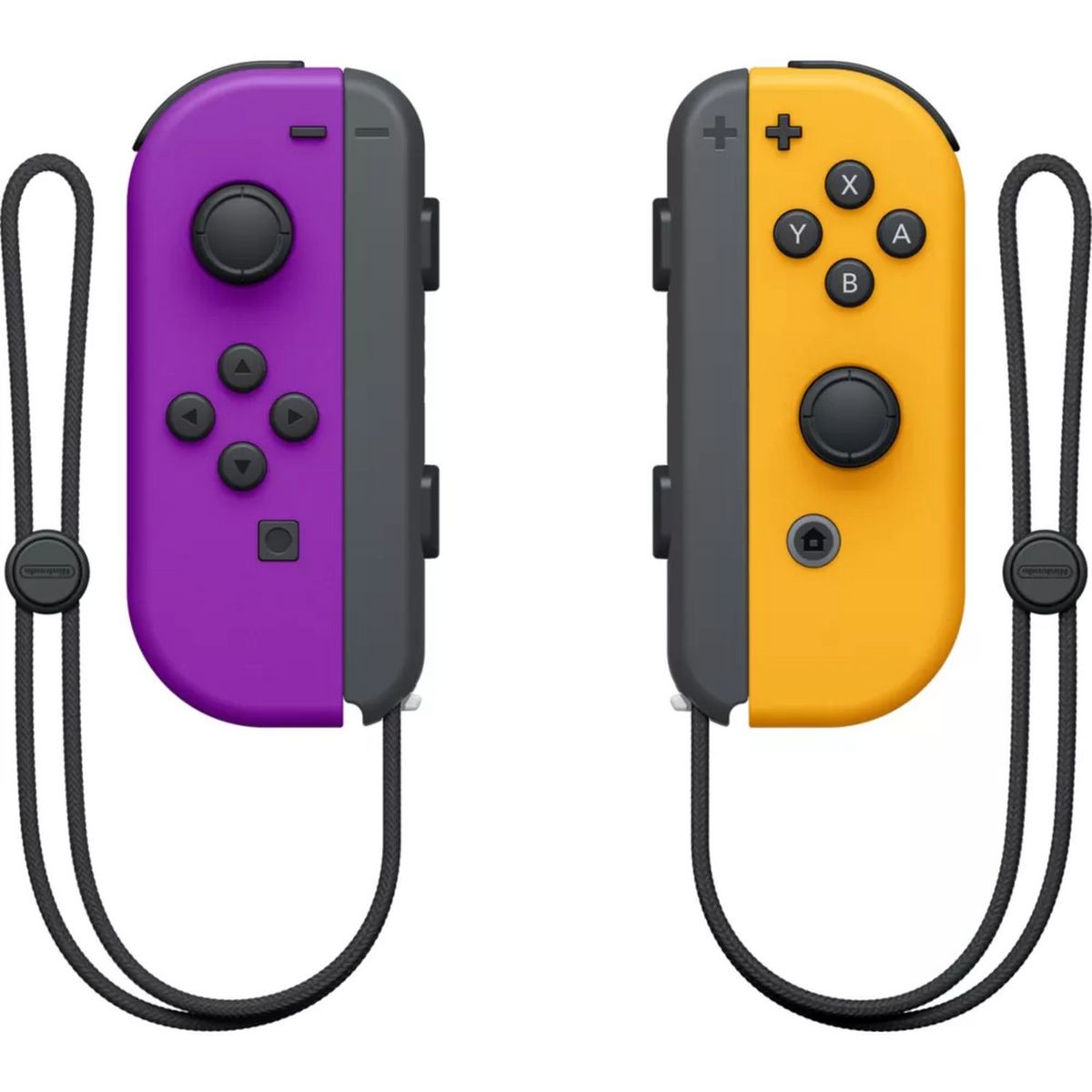 NINTENDO Paire De Manettes Joy-con Gauche Violet Néon & Droite Orange Néon Nintendo Switch