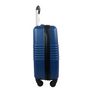 Voir la diapositive 3 : AIRPORT Valise cabine rigide bleue Sismik 50x34x20cm