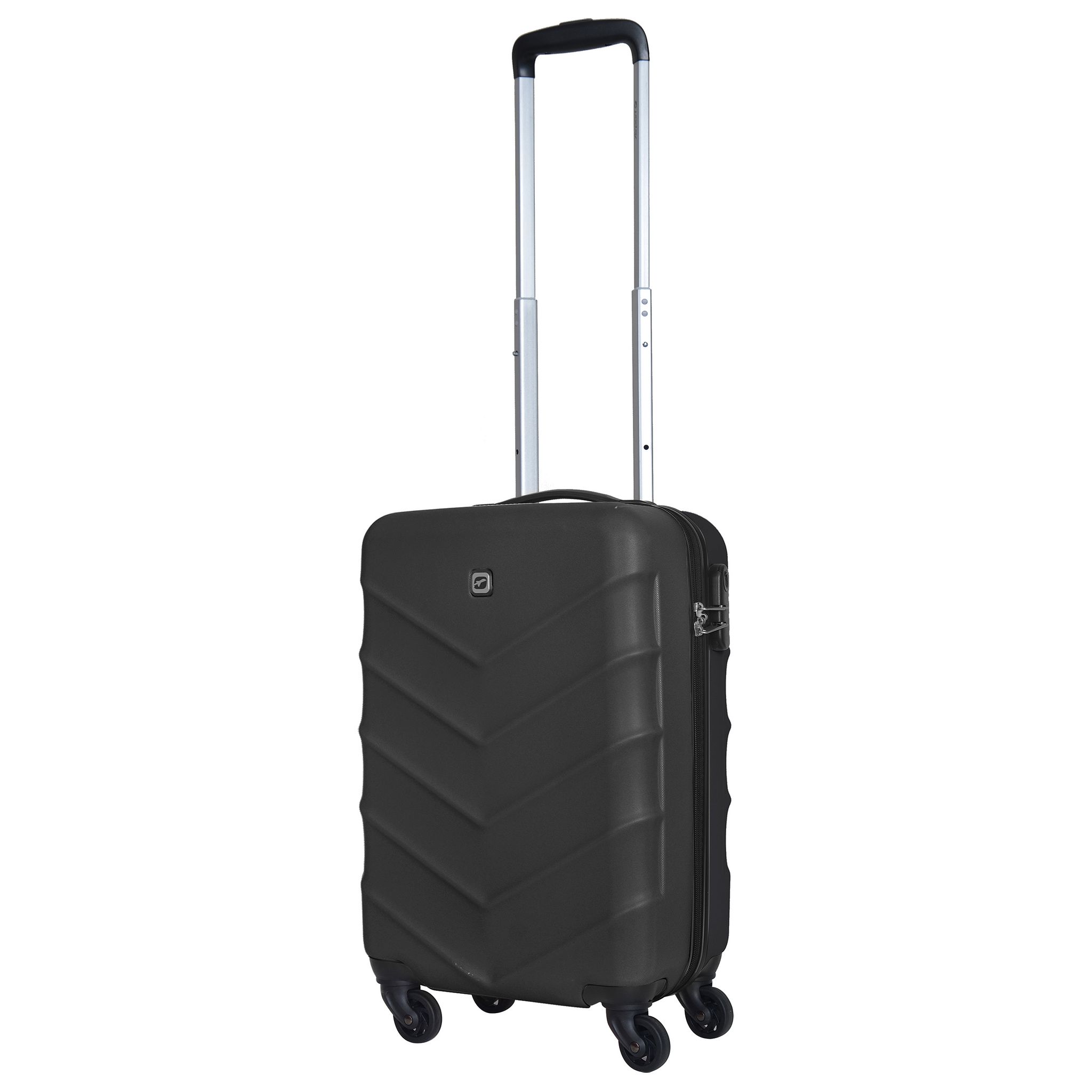 Voir la diapositive 2 : AIRPORT Valise cabine rigide noire Originair 55x34x21cm
