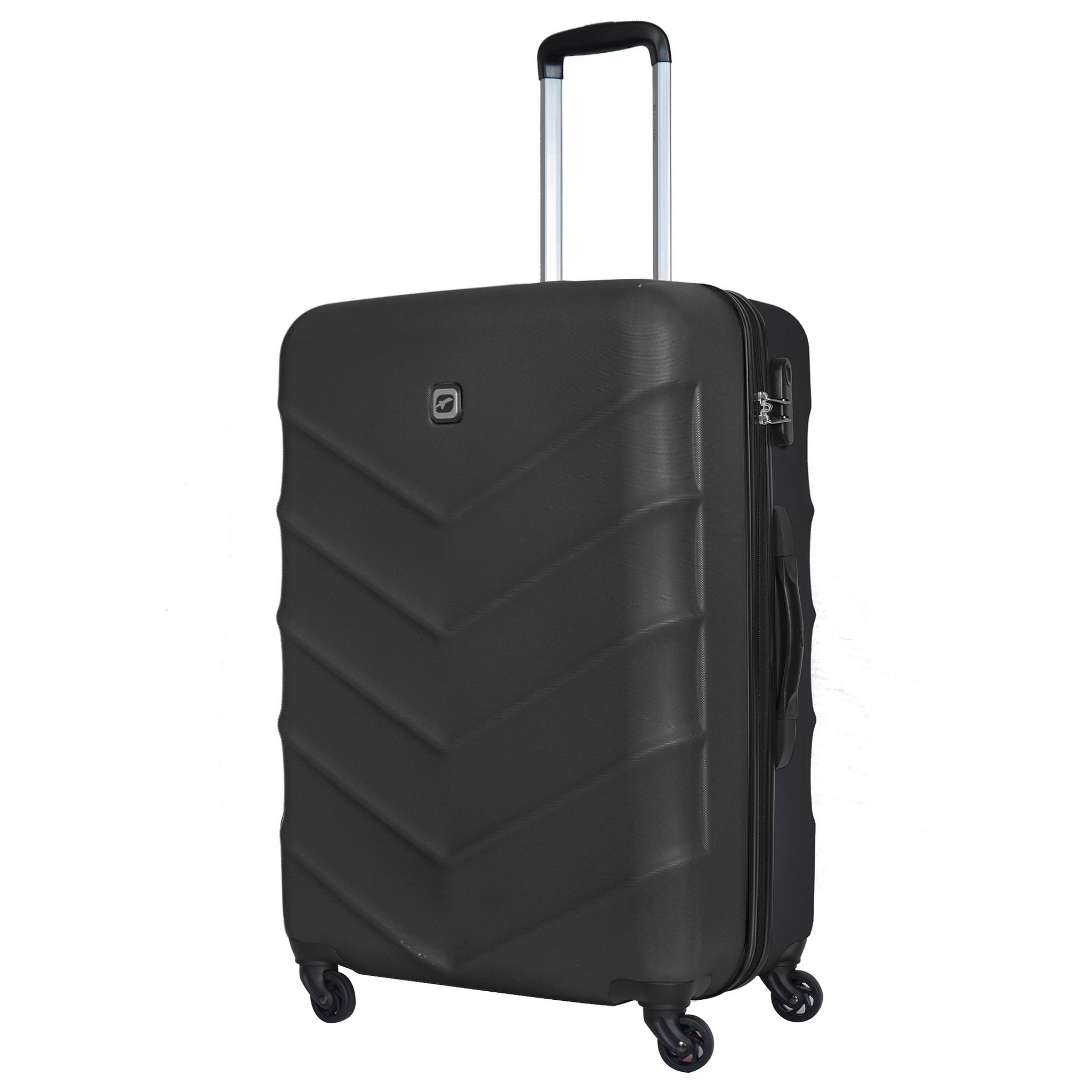 Voir la diapositive 2 : AIRPORT Grande Valise rigide noire Originair 74x50x30cm