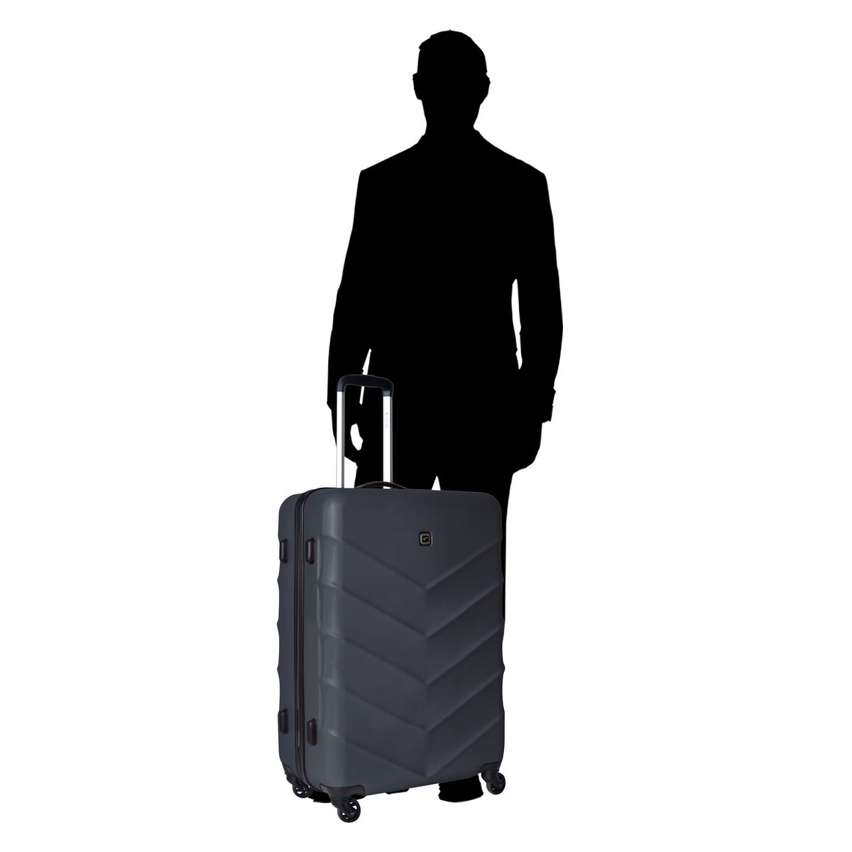 AIRPORT Grande Valise rigide noire Originair 74x50x30cm