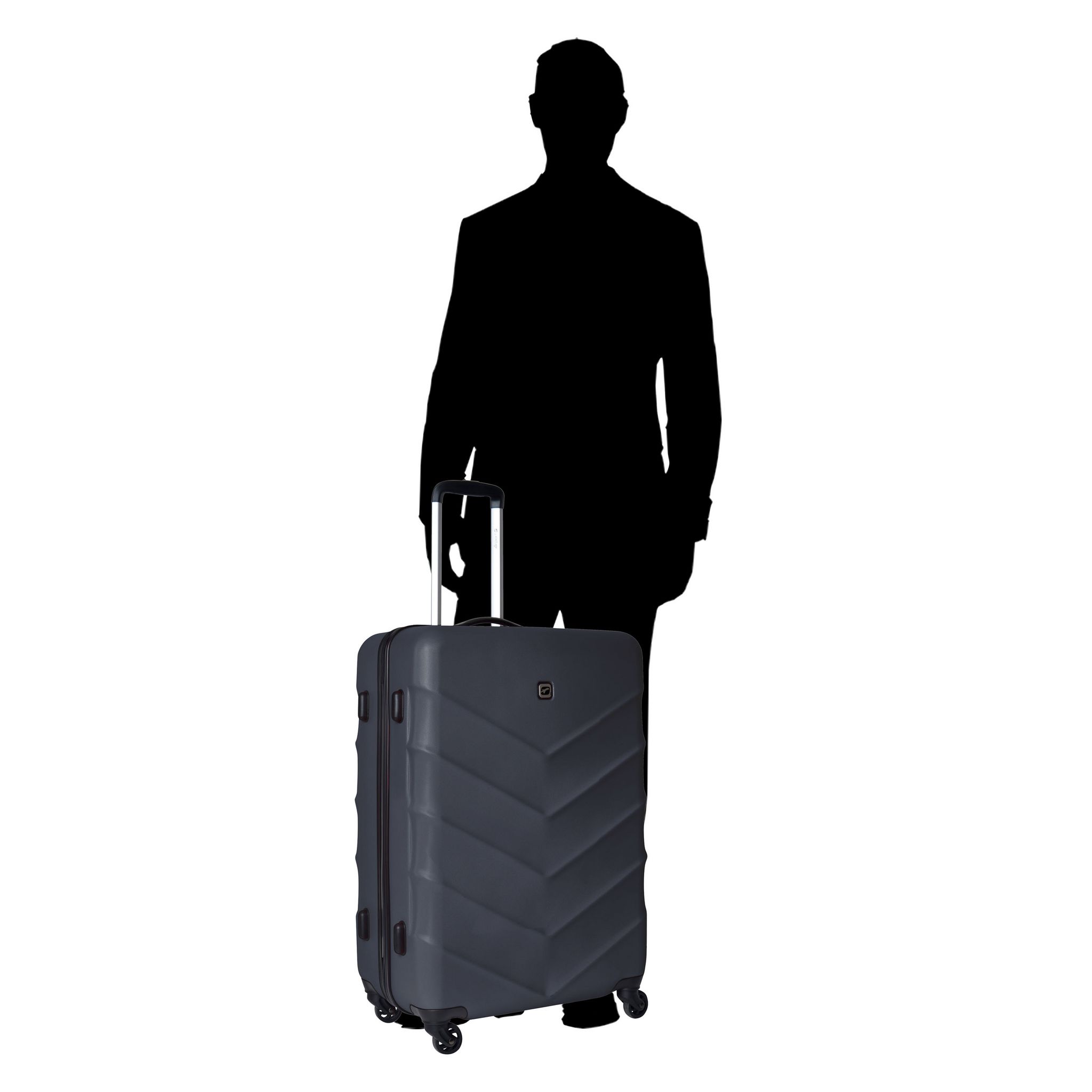 Voir la diapositive 9 : AIRPORT Grande Valise rigide noire Originair 74x50x30cm