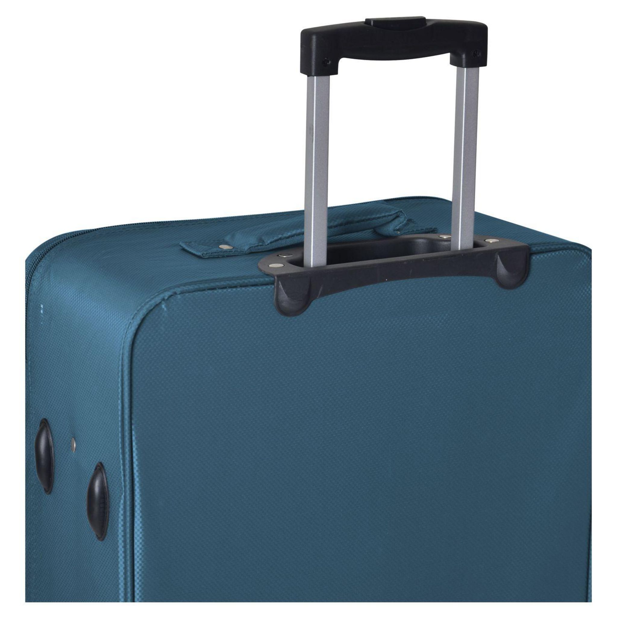 Voir la diapositive 3 : AIRPORT Valise souple 65cm 4 roues FLYLINE - vert foncé