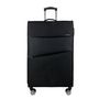 Voir la diapositive 2 : AIRPORT Grande Valise souple noire Perfeckto 75x46x27cm