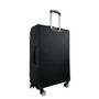 Voir la diapositive 3 : AIRPORT Grande Valise souple noire Perfeckto 75x46x27cm