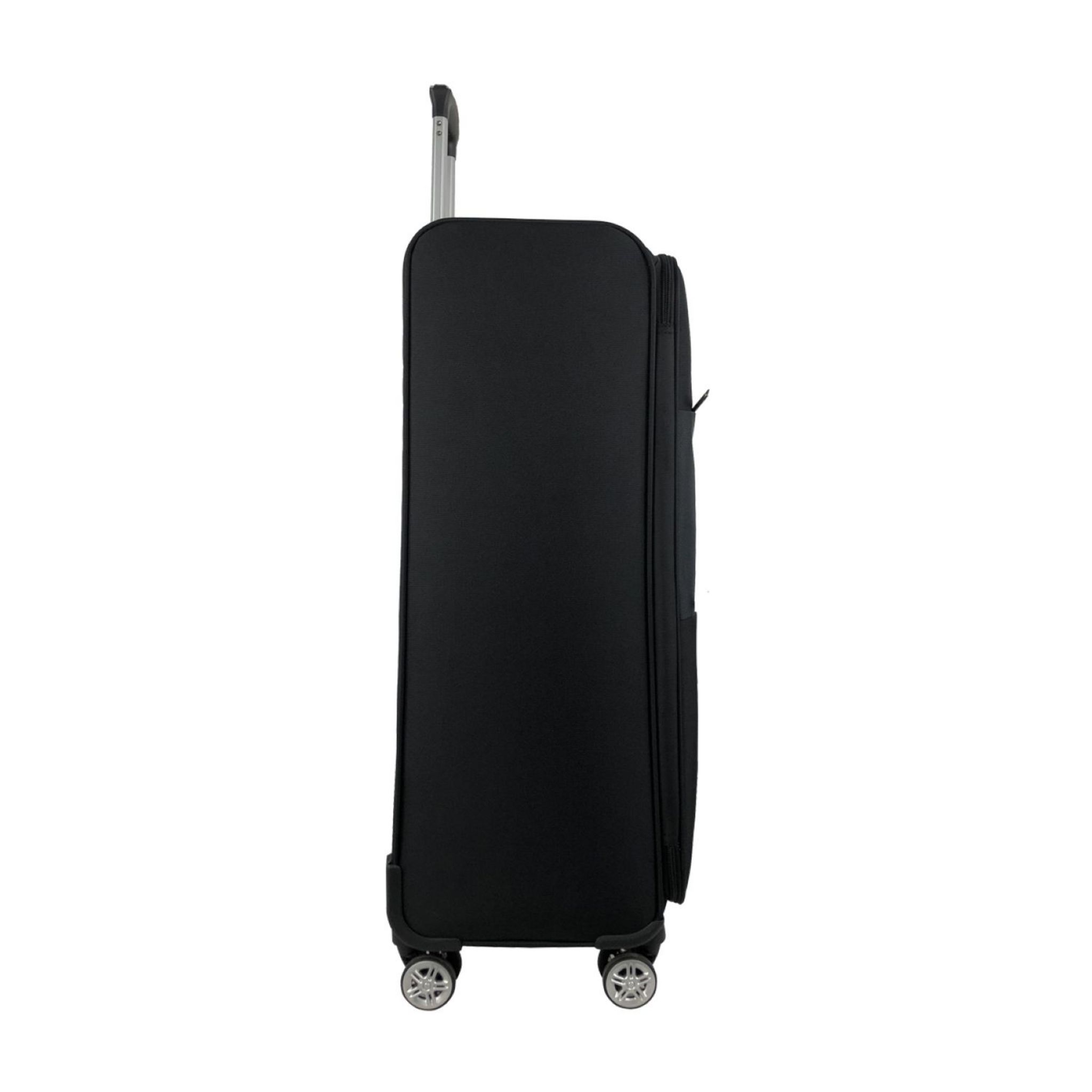 Voir la diapositive 4 : AIRPORT Grande Valise souple noire Perfeckto 75x46x27cm