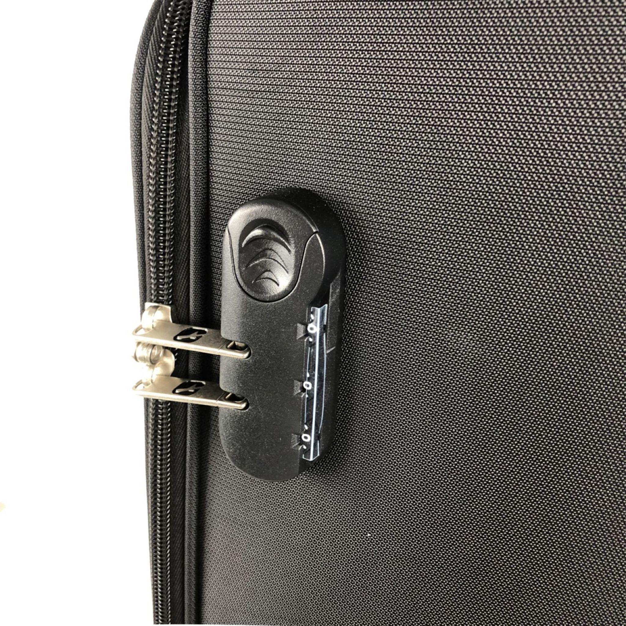 Voir la diapositive 5 : AIRPORT Valise souple noire Perfeckto 66x42x22cm