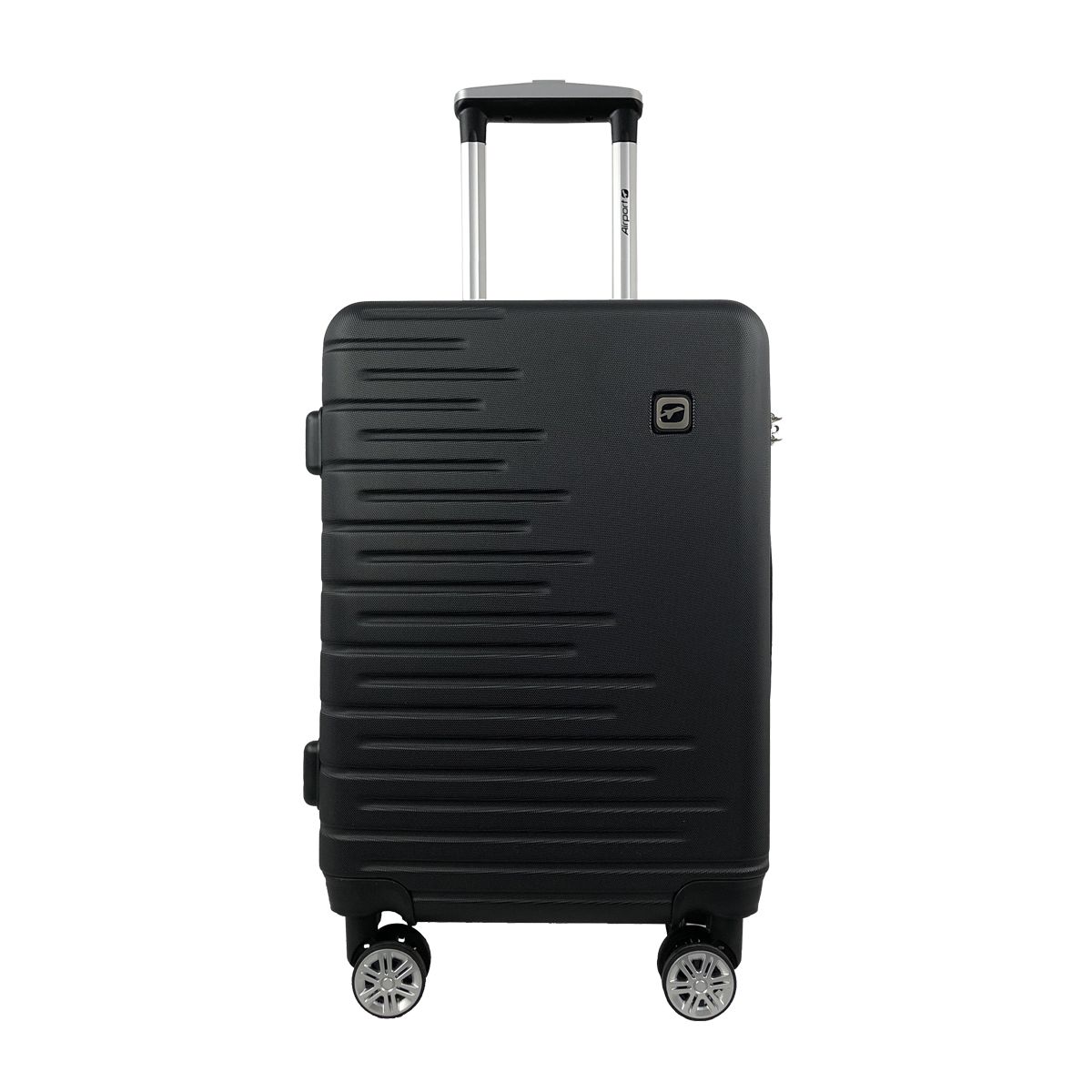 AIRPORT Valise cabine rigide noire Equalizer 55x36x21cm