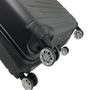 Voir la diapositive 6 : AIRPORT Valise cabine rigide noire Equalizer 55x36x21cm