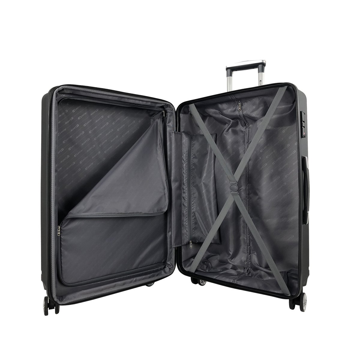 Voir la diapositive 8 : AIRPORT Valise ABS Equalizer 55cm 8 roues - Noir