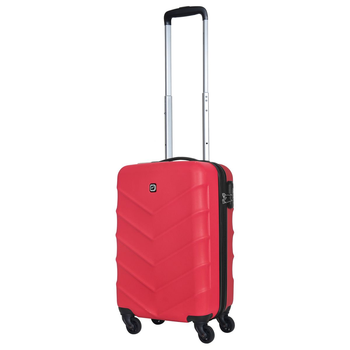 AIRPORT Valise cabine rigide rouge Originair 55x34x21cm
