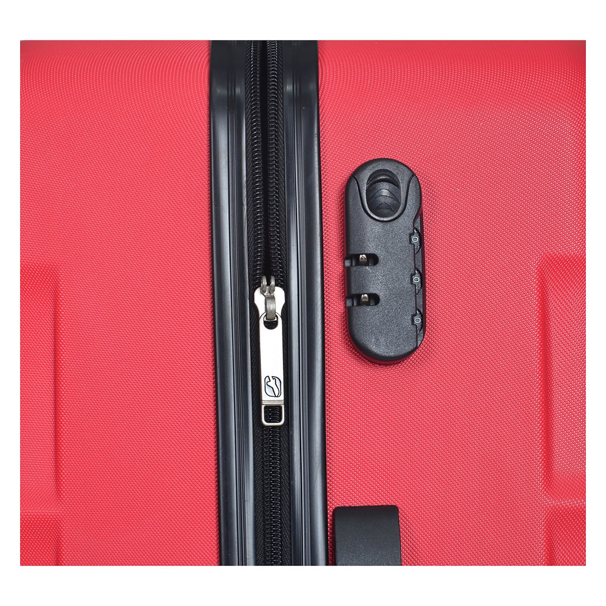 AIRPORT Valise cabine rigide rouge Originair 55x34x21cm