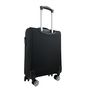 Voir la diapositive 4 : AIRPORT Valise cabine souple noire Perfeckto 55x35x20cm