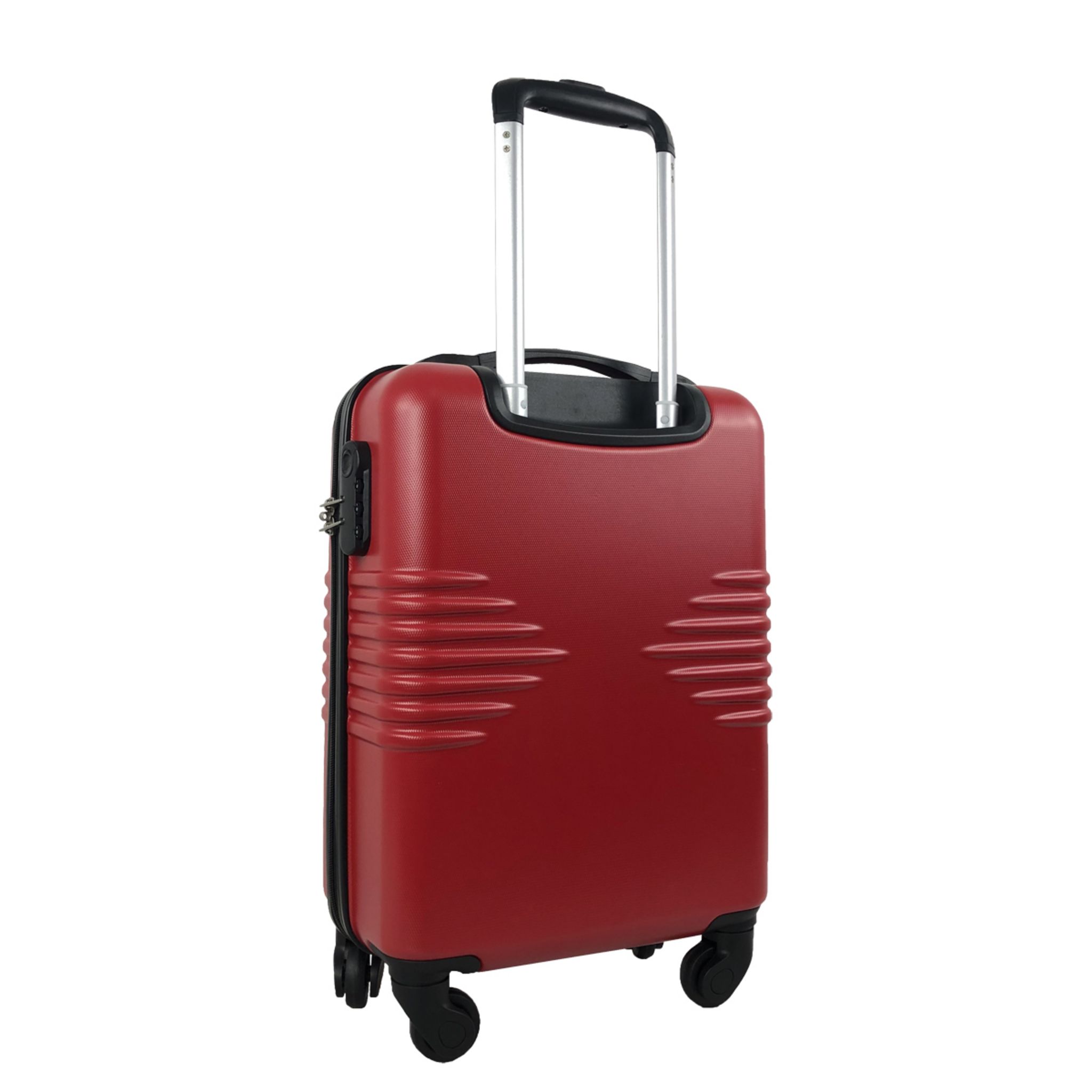 Voir la diapositive 4 : AIRPORT Valise cabine rigide rouge Sismik 50x34x20cm