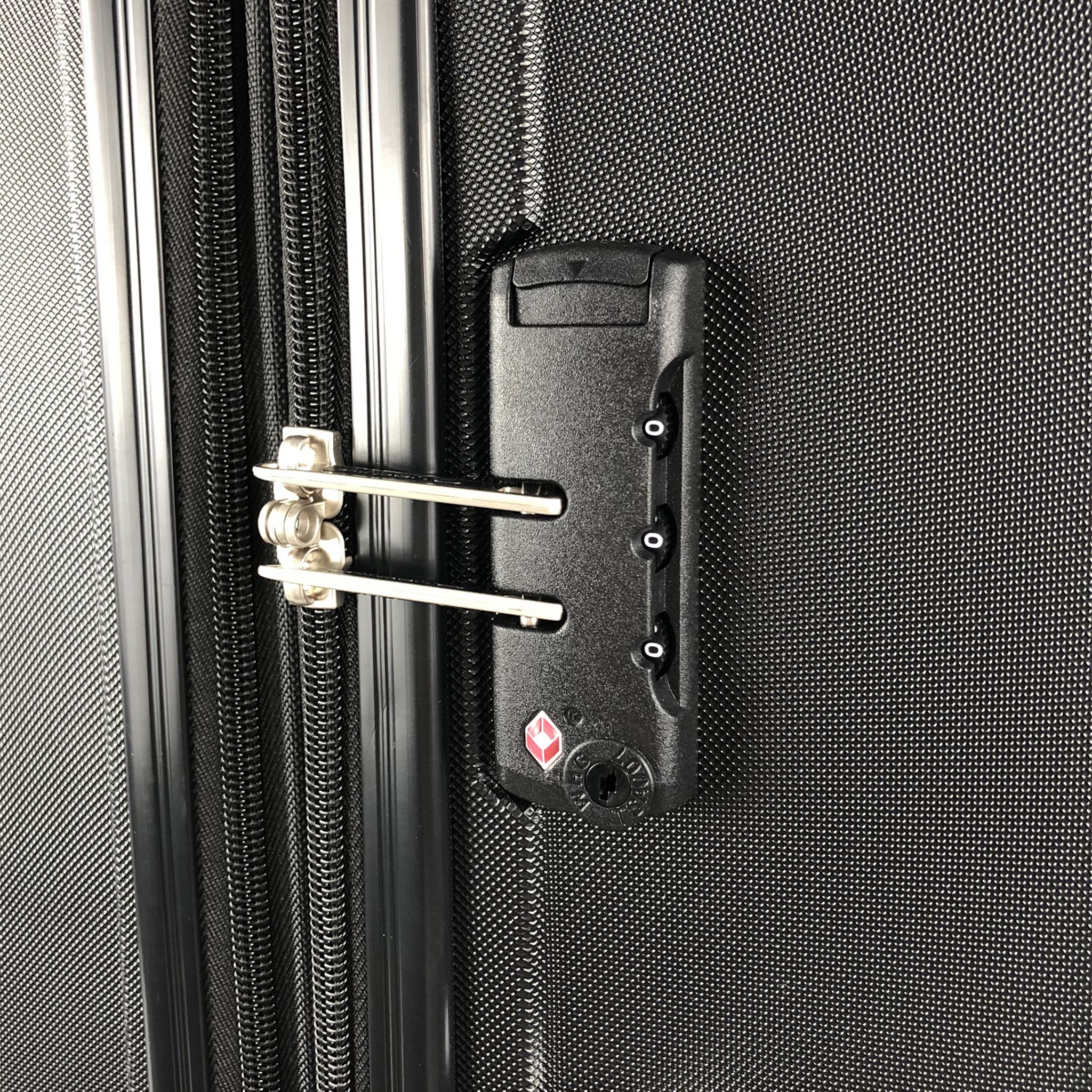 Voir la diapositive 8 : AIRPORT Valise ABS Equalizer 76cm 8 roues Extensible L - Noir