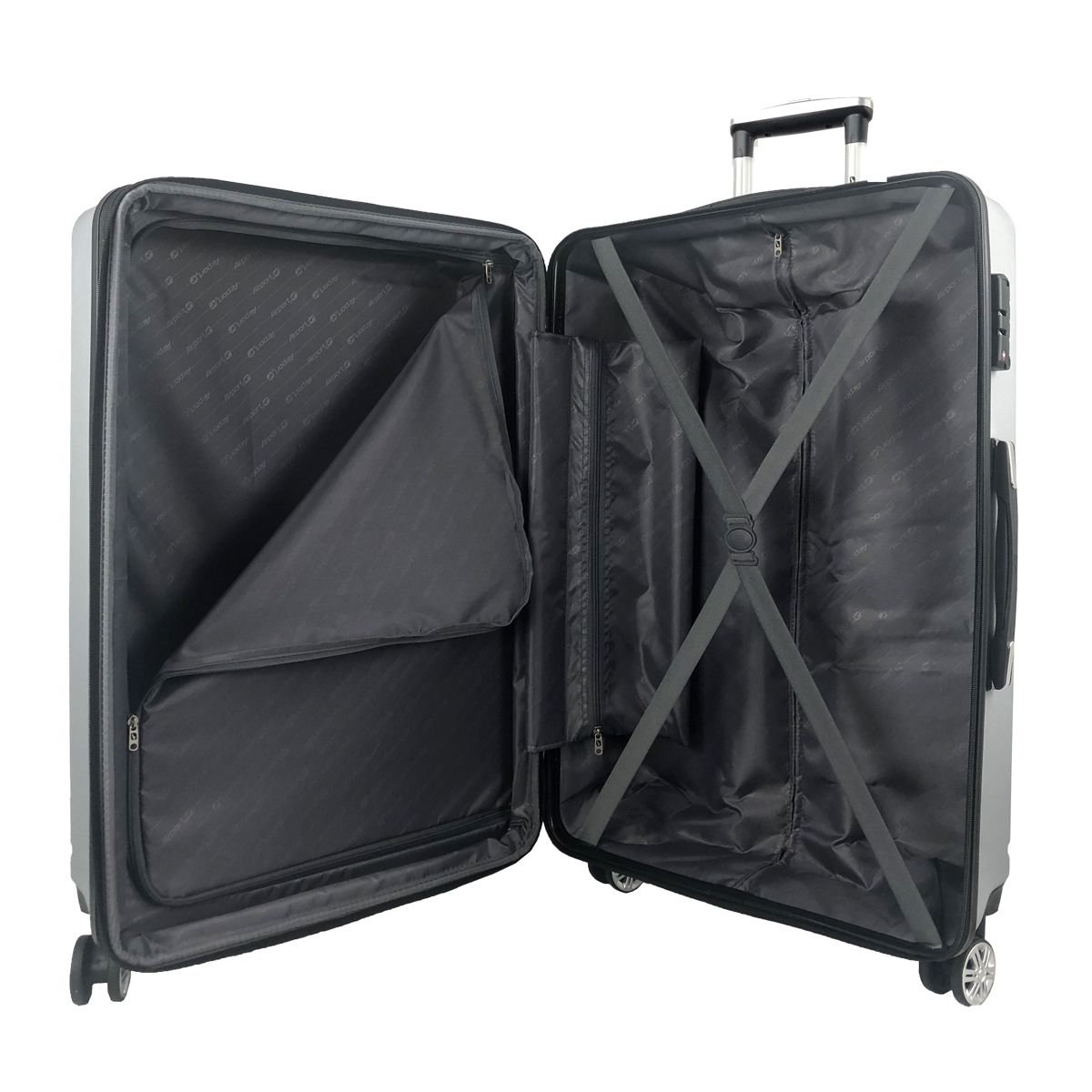 AIRPORT Grande Valise rigide grise Equalizer 76x50x29cm