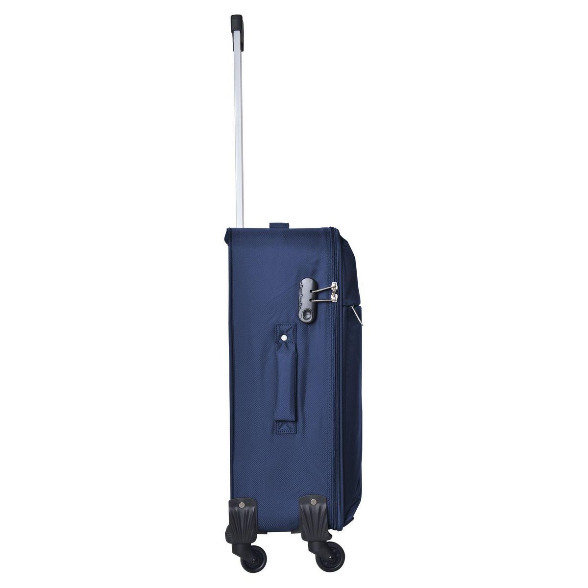 AIRPORT Valise souple 65cm 4 roues FLYLINE - bleu foncé
