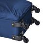 Voir la diapositive 7 : AIRPORT Valise souple 65cm 4 roues FLYLINE - bleu foncé