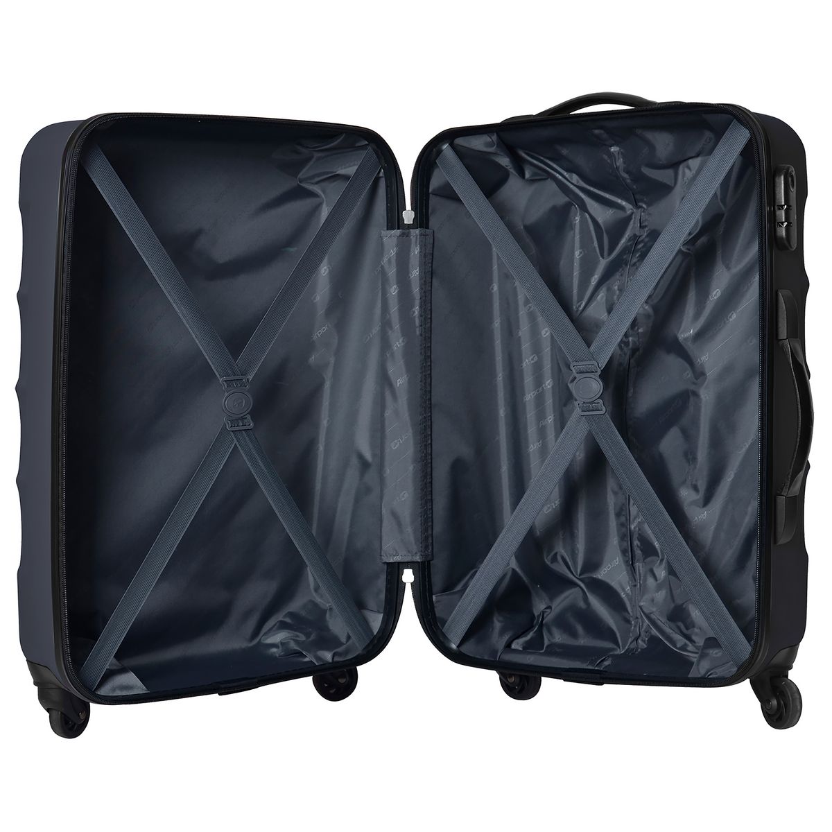 AIRPORT Valise rigide noire Originair 64x44x26cm