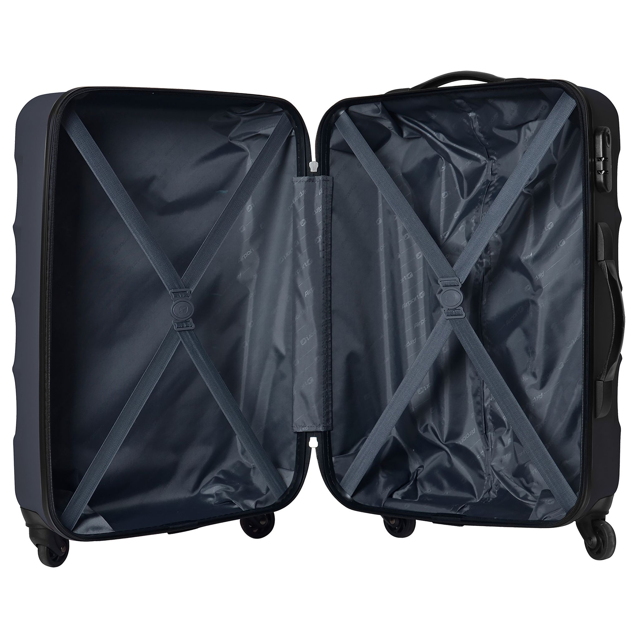 Voir la diapositive 5 : AIRPORT Valise rigide noire Originair 64x44x26cm